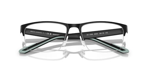 Image of Armani Exchange mens Ax1068 Rectangular Prescription Eyewear Frames
