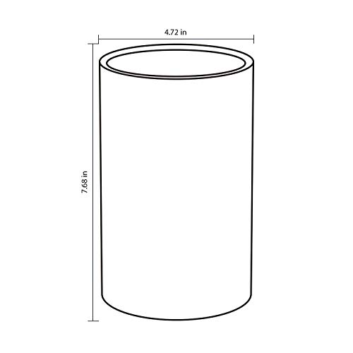 CHEER Wine Chiller Bucket, Stainless Steel Double Walled Iceless Wine Bottle Chiller, Keeps Wine and Champagne Cold Tabletop Stemless Holder 7717-W201-01