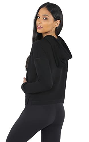 90 Degree By Reflex Womens Full-Zip Fleece Lined Hoodie Sweatshirt Jacket4