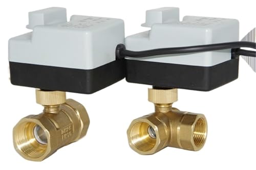 Válvula de bola de dos vías DN15 para regular flujo de agua en HVAC 6