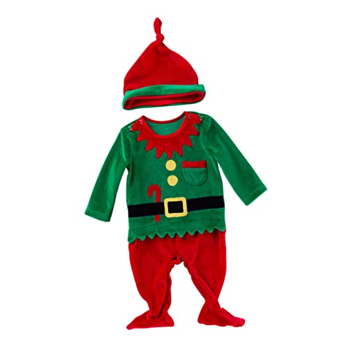 Grenouillère de Noël vert costume cartoon le cadeau original pour homme et femme