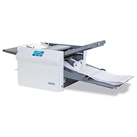 Formax FD 346 Touchscreen Desktop Office Folder with Color Touchscreen Graphics-Based, Telescoping Output Stacker, Up to 15500/h Speed, Folds Up to 12" x 18", and Adjustable Stacker Wheels Cover