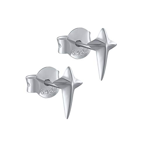 Piercing boucles d'oreilles argent 925 de luxe ornées de zircons scintillants