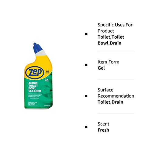 Zep Acidic Toilet Bowl Cleaner, 32 Ounce #TOP1