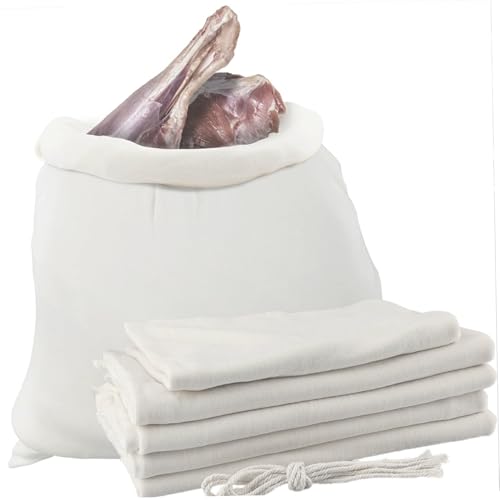 Sacs de gibier pour chasse au wapiti : lot de 6 sacs de viande réutilisables 12x48 et 12x28