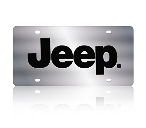 Placa de matrícula Jeep de acero inoxidable Eurosport Daytona