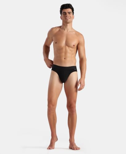 Image of Jockey US59 Men Super Combed Cotton Elastane Stretch Solid Brief