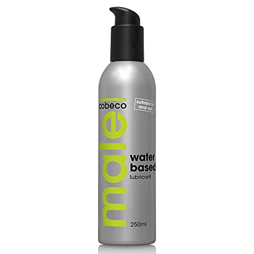 Lubrifiant base eau Cobeco Male 250ml hydratation longue durée peau sensible
