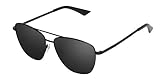 Hawkers Black Dark LAX Gafas de sol, Negro (Negro / Negro), 65 Unisex