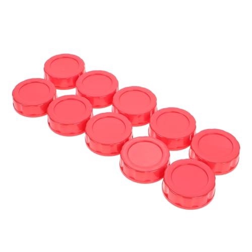 Toddmomy 10pcs Leak Bottle Lids for Wide Mouth Milk Storage Airtight Sealing Caps Compatible with Breastmilk Bottles Durable and Easy to Clean Feeding Essentials