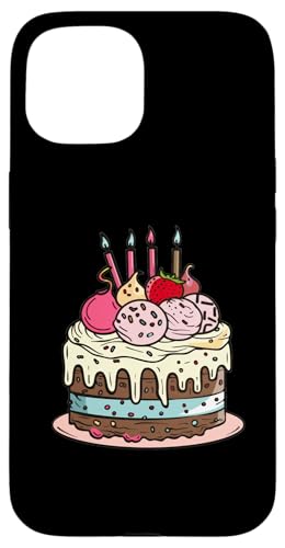 Ice Cream Cake 90s Retro Case for iPhone 15