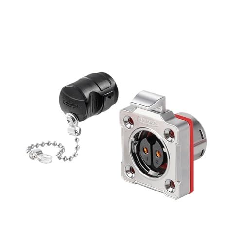 Connecteur industriel M20 étanche à 9 broches femelle pour montage sur panneau