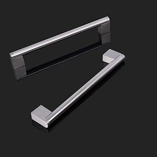 30 Pack 160mm(6-1/4inch) Hole Centers Diameter 14mm Stainless Steel Boss Bar Kitchen Cabinet Door Handles and Pulls Cabinet Knobs Length 197mm(7.88inch) Brushed Nickel