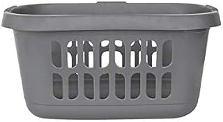Wham Casa Range - Hipster laundry basket (Silver) 60cm x 39cm x 30.5cm (514302) by Wham