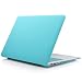 MacBook Air 13-inch Case, iXCC Smooth Finish Soft-Touch Plastic Hard Shell Case [2 in 1] with Keyboard Cover [ Models: A1466 / A1369 ] - Turquoise