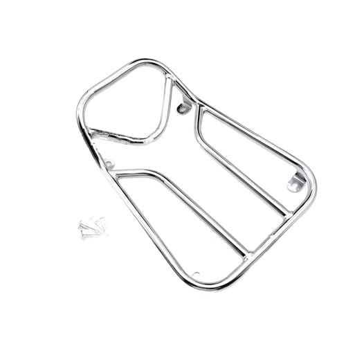 Porte-bagages central Lambretta V125 V200 console de transport argent