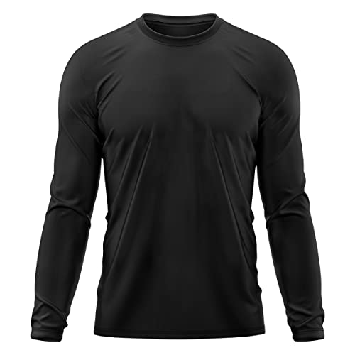 Kit 4 Camisetas Masculina Manga Longa Térmica Proteção Solar UV Dry Fit Segunda Pele X, Tamanho GG