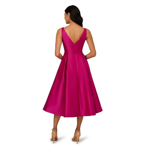 Image of Adrianna Papell Sleeveless Tea Length Dress