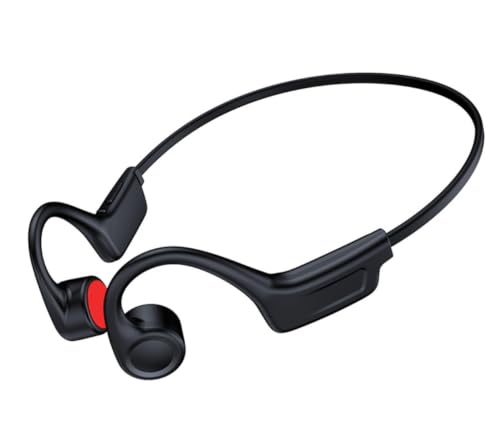 Image of Airwalk G1 Bone Conduction Headphones, Open Ear Wireless Bluetooth 5.4 Sports Headset with ENC Mic, IPX5 Water Resistant, Lightweight 25g, for Running, Cycling, Gym & Workout - Black