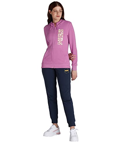 Image of Puma Women Cotton Hooded Neck Sweatshirt
