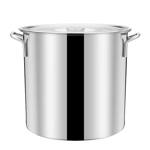 Marmite ronde acier inoxydable 25 cm induction avec son couvercle en inox