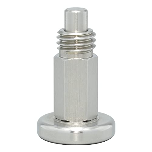 AUZHU- PTF- Metric- Stainless Steel Indexing plungers Locking plungers Without Rest Position Spring plungers Locating plungers Dowels Positioning Elements Wheel Bolts Size: M6 mm - Pitch 1 mm