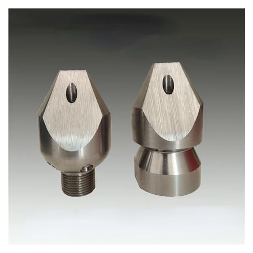Boquilla de alta presión de acero inoxidable para desatascado, limpieza de alcantarillas y minería, con rosca macho de 3/8 pulgada miniatura 4
