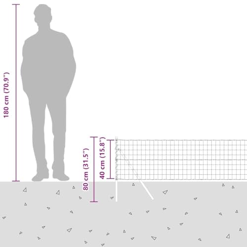Clôture avec poteau résistante aux intempéries en acier - 5