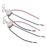 LIFKOME 2 pezzi Interruttore Catena per Ventilatore Soffitto Trasparente Fili Sostituzione Facile per Lampade Soffitto e Ventilatori Controllo Pratico per Casa e Hotel