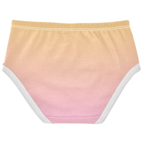 Joisal Cotton Girls Underwear Toddlers Yellow Pearl Pink Gradient Panties for Girl Designer Kids Briefs Undies 2t2