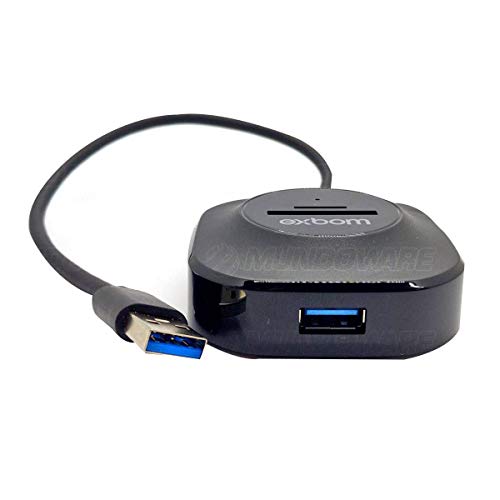 HUB USB 3.0 5Gbps 5x1 Leitor Cartão 3 portas Micro SD Carregador