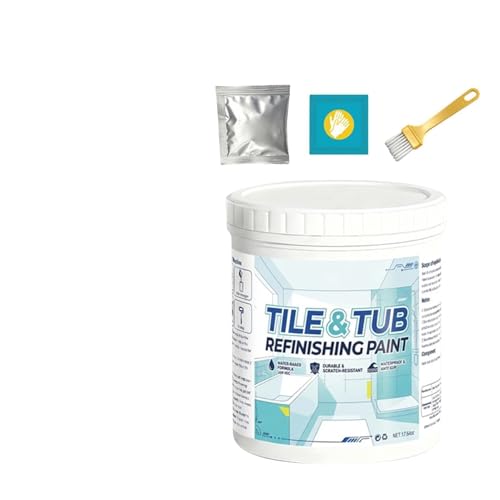 Pintura para bañera de alta adherencia y revestimiento semimate para azulejos