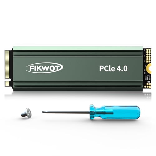 Fikwot 4TB SSD M.2 NVMe PCIe Gen4 Gaming SSD with Heatsink Up to 5000MB/s Compatible with PS5 Internal SSD- FN960