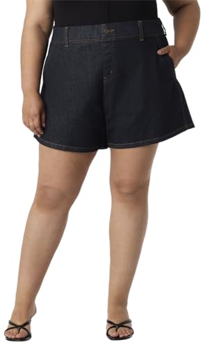 Levi Strauss Signature Gold Women's Totally Shaping Ultimate Pull-On Shorts, (New) Retro Dark, 16 Plus - image 1
