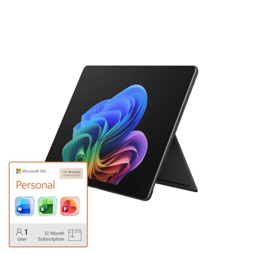 Image of Microsoft Surface Pro (2026) 13-inch 2-in-1 Laptop, Snapdragon X2 Elite, 16GB RAM, 1TB SSD, Windows 11 365 Personal 12-Month Subscription Bundle