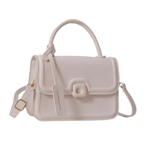 Borsa a tracolla da tote casual per le vacanze allaperto Primavera Shopping Estate donna beige