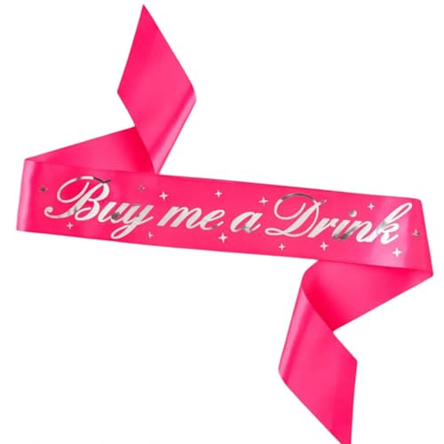 jiahesuw Shimmering Sash for Bride Bridesmaids Bride Sash Hot Stamping Body Sash Bachelorette Party Shoulder Strap Sash