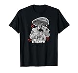 Tribute Chente with red heart white print. Vicente Fernández T-Shirt