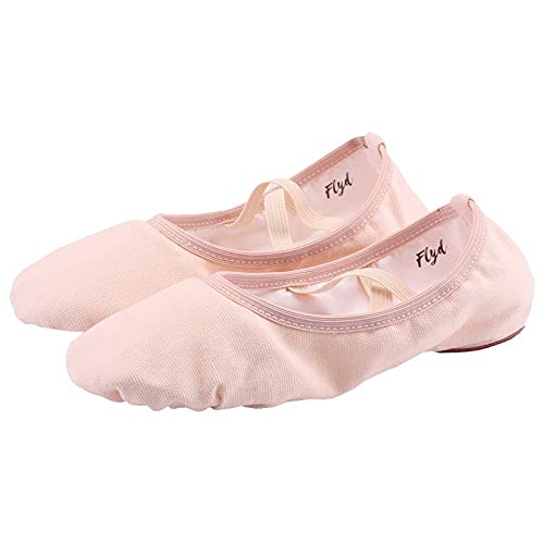 Scarpe Danza Classica Tela Scarpette Ballo Mezze