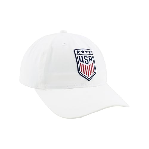 Gorra ajustable USWNT blanca talla única unisex miniatura 5
