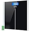 Etekcity Bathroom Scale for Body Weight, Highly Accurate Digital Weighing Machine for People, Large Size and Backlit LCD Display, 6mm Tempered Glass, 400 Pounds