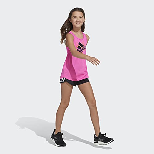 Adidas Girls Sleeveless Tee Tank Top T Shirt, Pink, 8-15 Years Us #TOP4