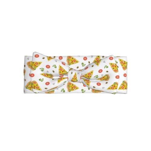 Cute Tomato Pizza Baby Girl Bows Headbands Baby Girls Newborn Headbands Infant Toddlers 0-6 Months