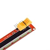 10K Logarithmisches Schiebepotentiometer-Modul – Zweik-Analogausgang für DIY-Elektronik, Steuerung und Testen, 90 × 20 mm, 3,3 V/5 V kompatibel (B)