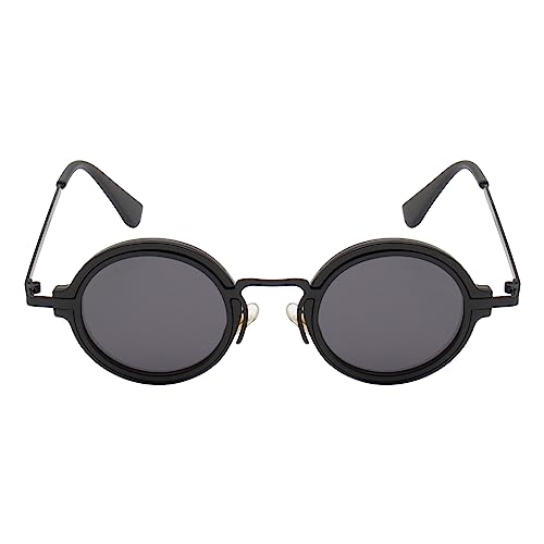 Image of Ted Smith Men's Women's UV Protection Metal Round Sunglasses