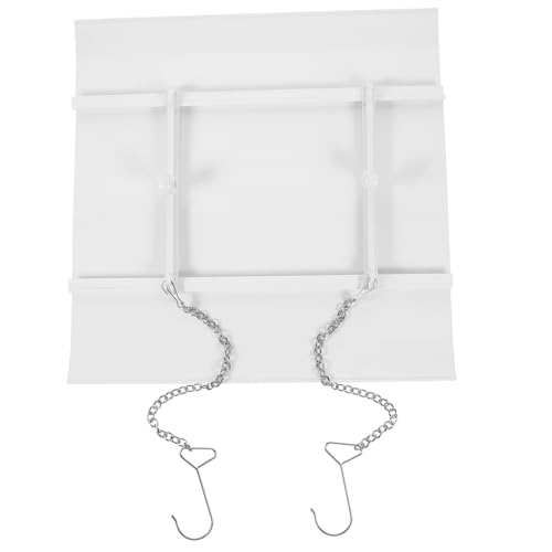 FONDOTIN Deflector de Viento para Aire Acondicionado Central Resistente Placa Protección para Hogar Oficina Fácil Instalación