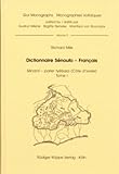  Dictionnaire Sénoufo-Français. Sénanri parler tyébara (Côte d Ivoire). Avec un index français-tyébara