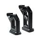 POWER JAMES 5.0 inch Tall Matte Black 1.5 Handlebar Risers for Harley Davidson 2018-2024 Fat Bob 114 FXFB FXFB/S with 1 1/2 inch Clamping Area