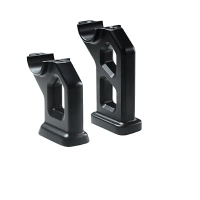 POWER JAMES 5.0 inch Tall Matte Black 1.5 Handlebar Risers for Harley Davidson 2018-2024 Fat Bob 114 FXFB FXFB/S with 1 1/2 inch Clamping Area