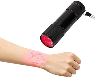 Vein Finder, Red Flashlight,Children Elderly Vascular Display Instrument Vein Viewer Locator for Phlebotomy Hospital Clinic for Doctor Nurse
